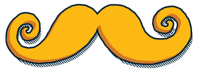 Logo Circus Snor - alleen de snor